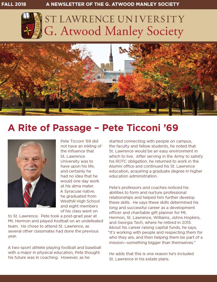newsletter fall 2018
